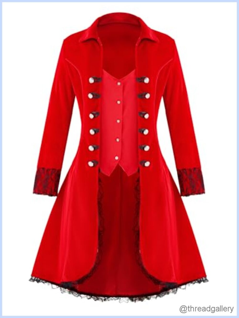 Steampunk Jacket Victorian Tailcoat Gothic Coat Cosplay Costume